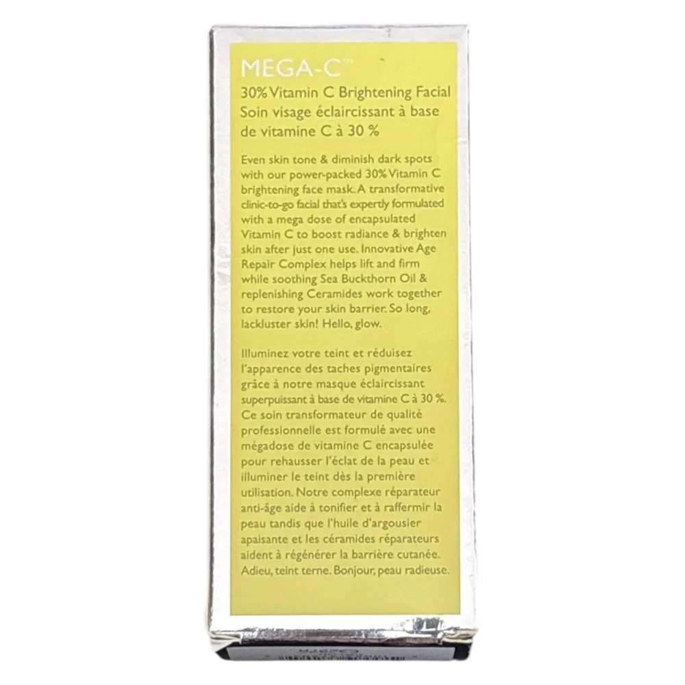 Kate Somerville MEGA-C Brightening Facial Mask 30% Vitamin C Firm Glow 60mL NEW